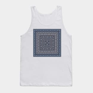 Bright square arabic ornate pattern Tank Top